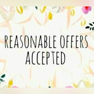Will considerer all offers!